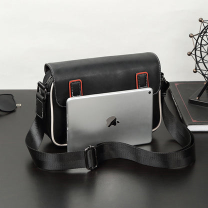 New Men's Casual Horizontal Commuting Business Shoulder Bag
