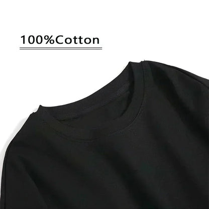 Personality Letter Pattern Oversized T-shirt Men