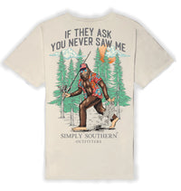 T-shirt à manches courtes Simply Southern pour homme, coupe décontractée