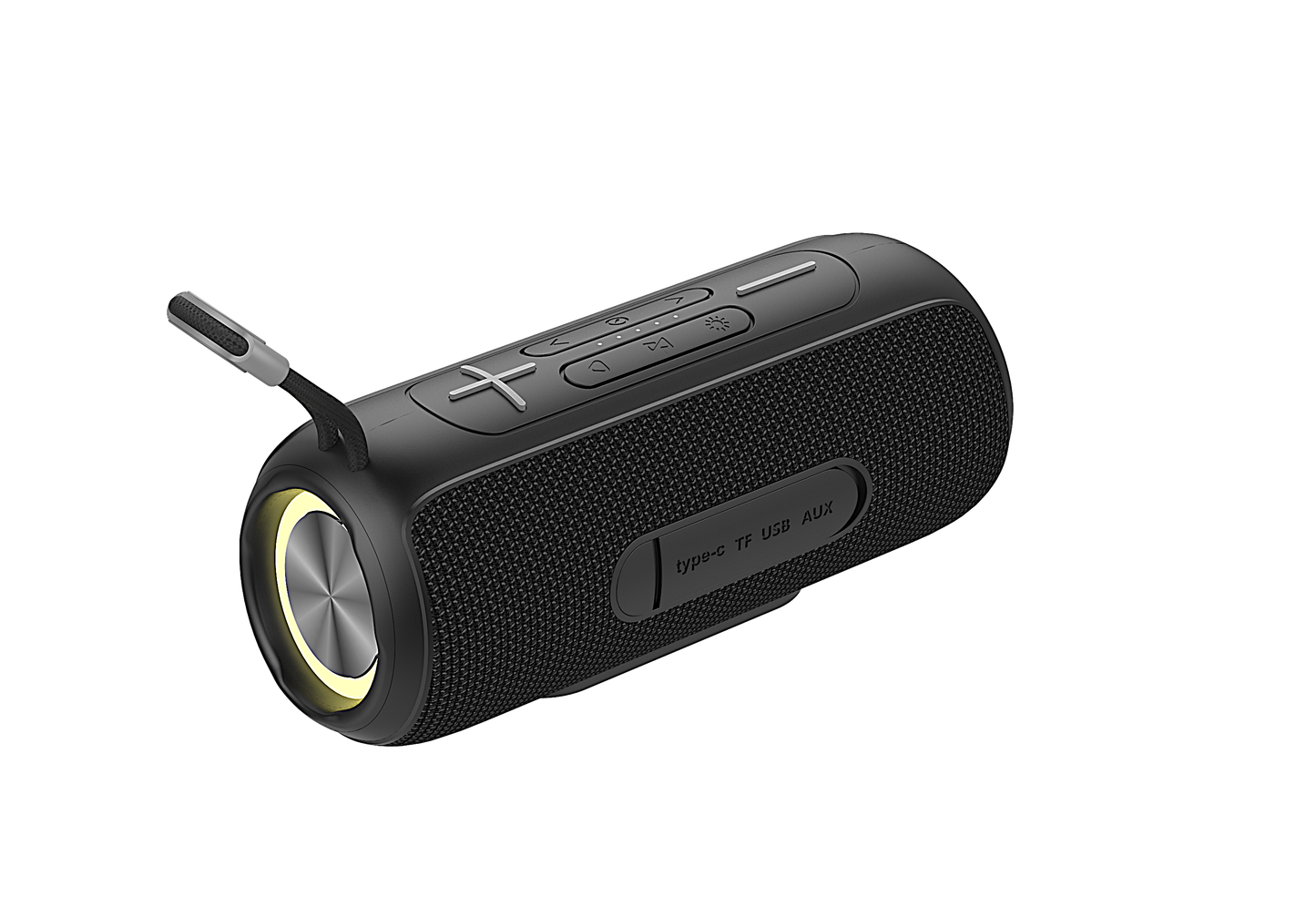10W Wireless Portable Waterproof Bluetooth Speaker with RGB Lights- Assorted