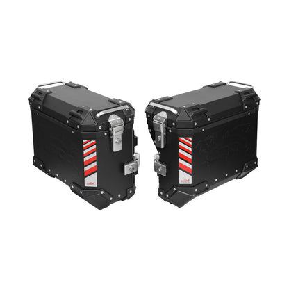 LOBOO Aluminum Side Panniers, Top Case & Mounting Rack System for CFMOTO 450MT (2024-)
