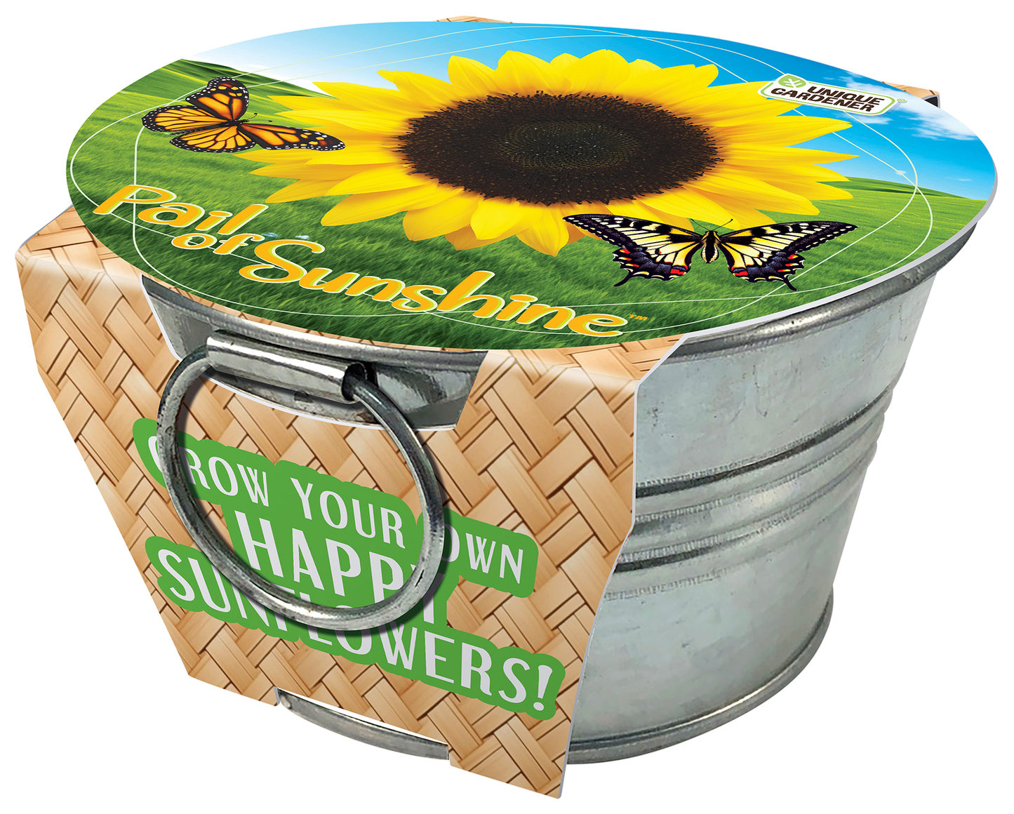 Un seau de soleil – Cultivez vos propres tournesols (lot de 3)