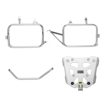 LOBOO Aluminum Side Panniers, Top Case & Mounting Rack System for CFMOTO 450MT (2024-)
