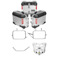 LOBOO Aluminum Side Panniers, Top Case & Mounting Rack System for CFMOTO 450MT (2024-)