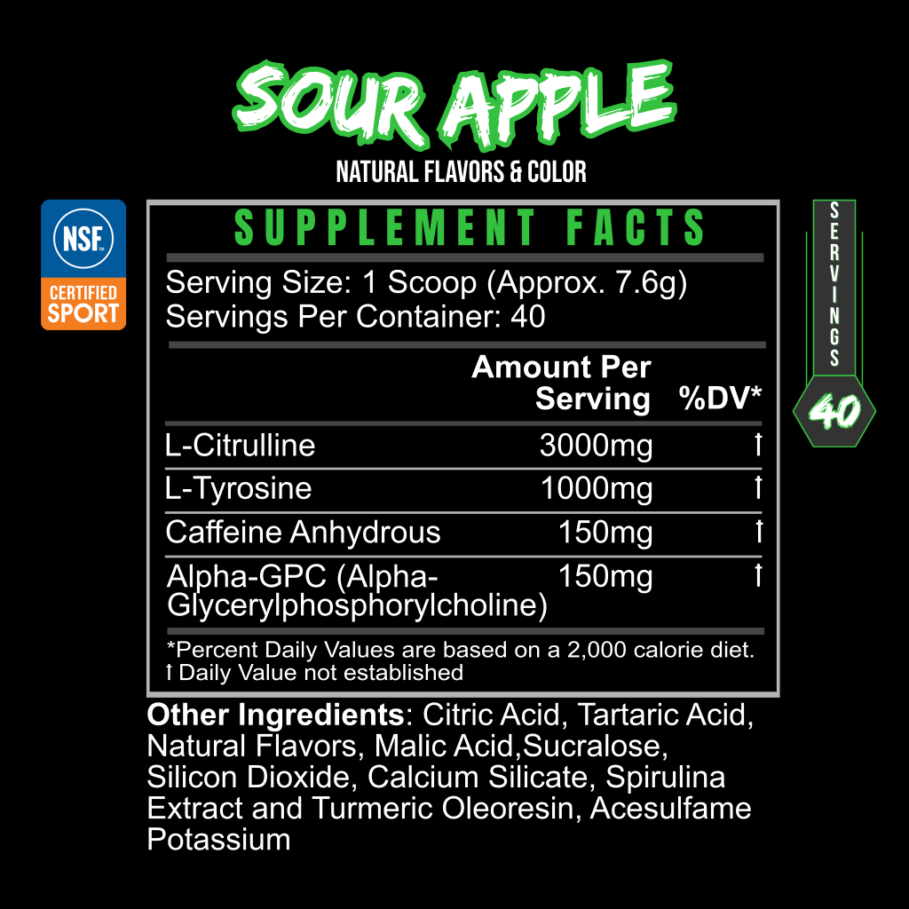 Pre-Workout Energy Powder
