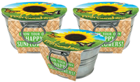 Un seau de soleil – Cultivez vos propres tournesols (lot de 3)
