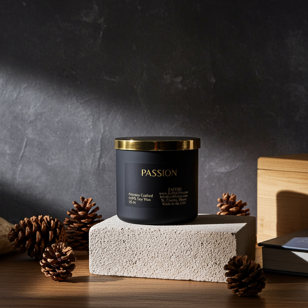 PASSION | 16oz Soy Wax Candle - Fragrance by ZAFFIRI
