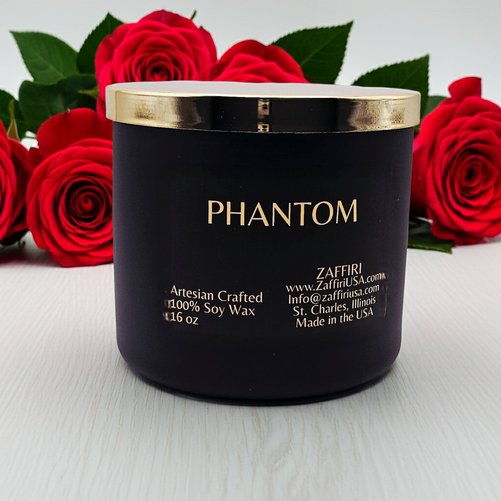 PHANTOM | 16oz Soy Wax Candle - Fragrance by ZAFFIRI