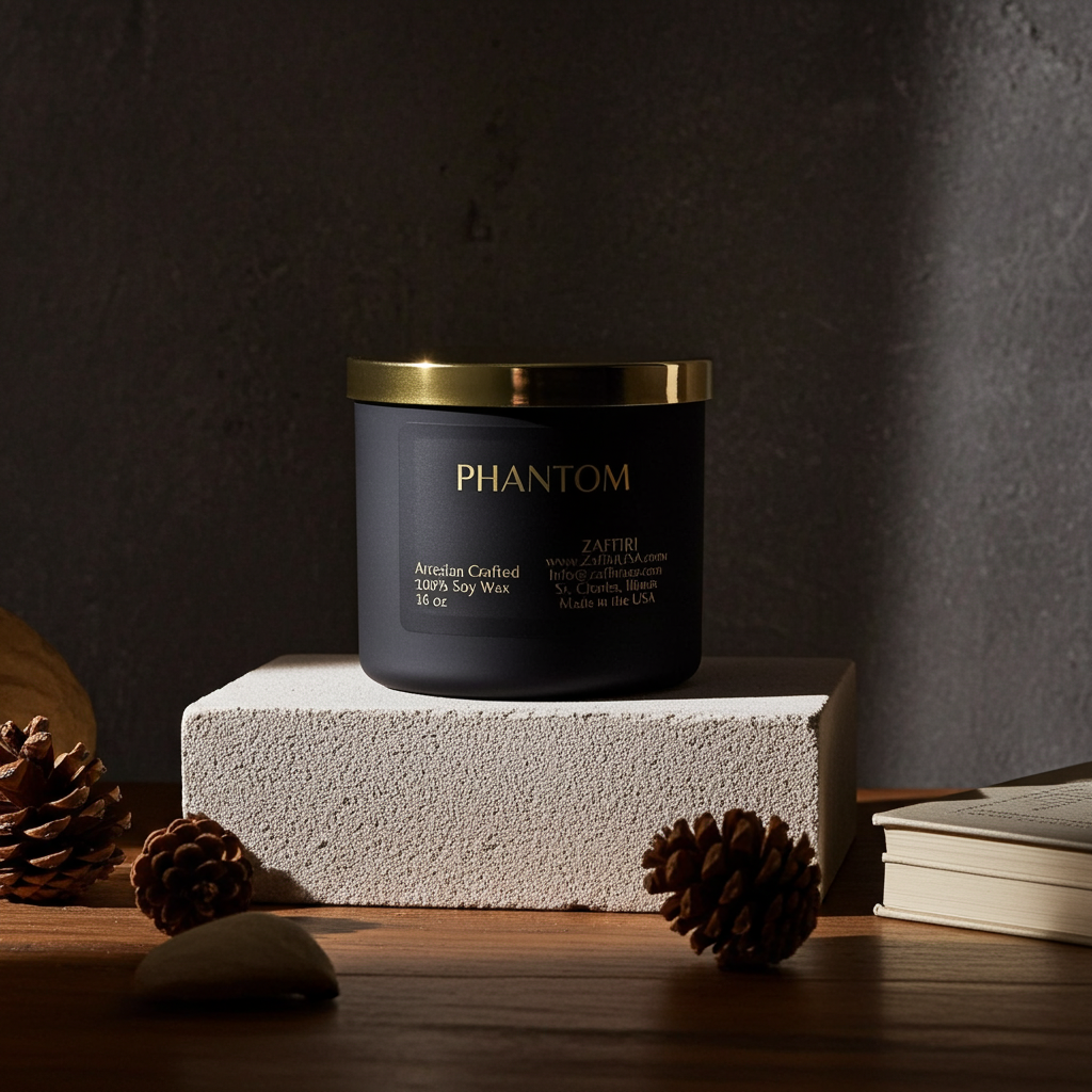 PHANTOM | 16oz Soy Wax Candle - Fragrance by ZAFFIRI