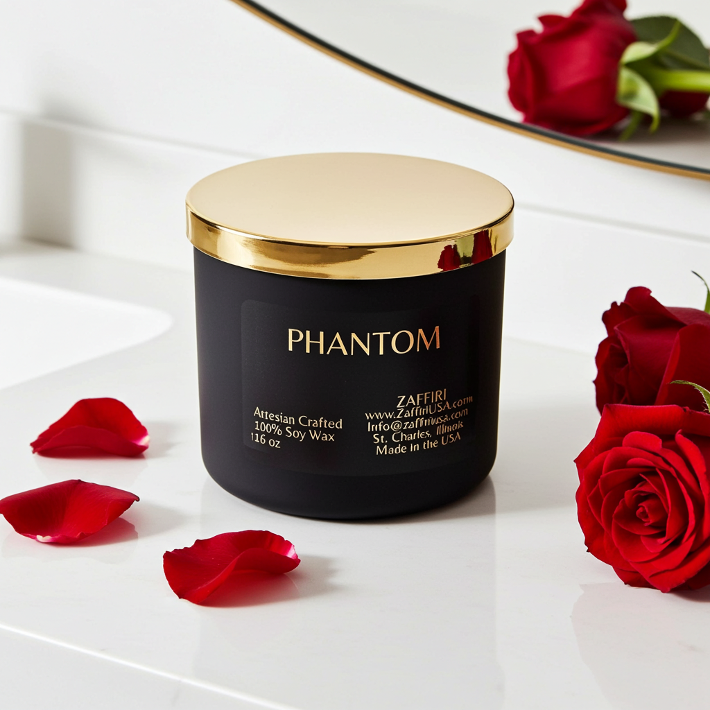 PHANTOM | 16oz Soy Wax Candle - Fragrance by ZAFFIRI