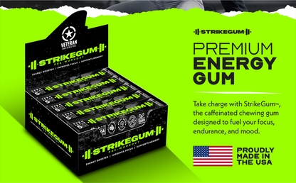 Strike Premium Energy Gum | 1 Paquet