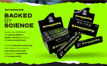 Strike Premium Energy Gum | 1 Paquet
