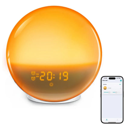 Sunrise Alarm Clock with FM Radio Wake Up Light LED Night Lamp