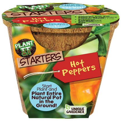 Hot Peppers Plant-It-Starters - Multipack of 4