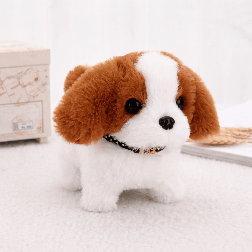 Interactive Puppy Plush Toy Walking Barking Electronic Dog Toy for Kids