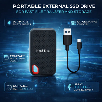 Portable External SSD 2TB USB-C