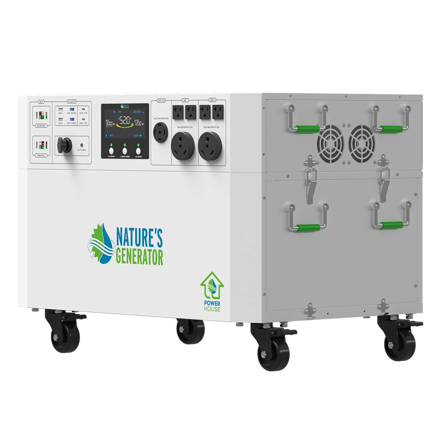 Powerhouse Gen 2 Solar Generator and Transfer Switch
