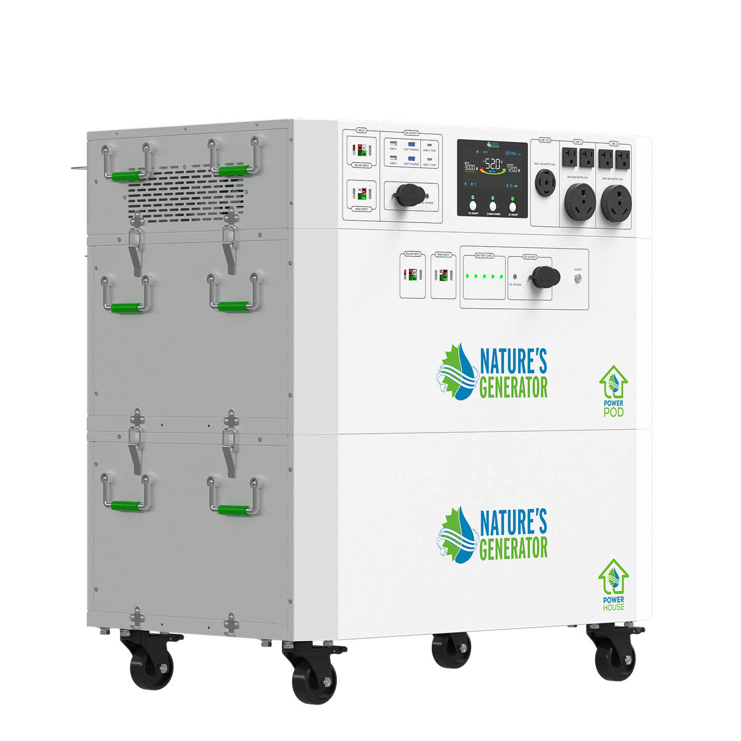 Powerhouse Gen 2 Solar Generator and Transfer Switch
