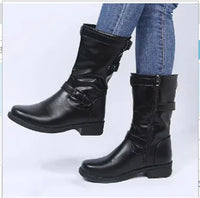 Bottes en cuir décontractées classiques Aurora