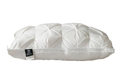 Feather Pillows with White Goose Neck Guards (Pair)