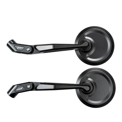 RM01 CNC Aluminum Rearview Mirror – Wide-Angle Spherical Lens, Anti-Glare, Folding Design