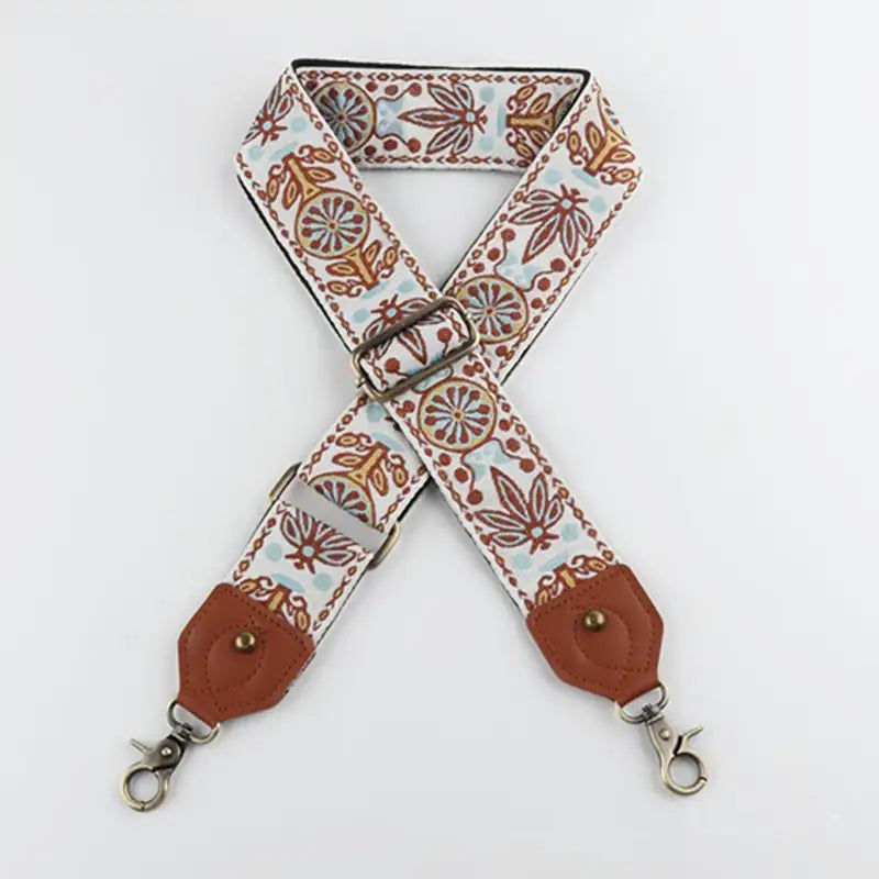 Adjustable Striped Replacement Shoulder Strap with Lobster Hook (5cm)