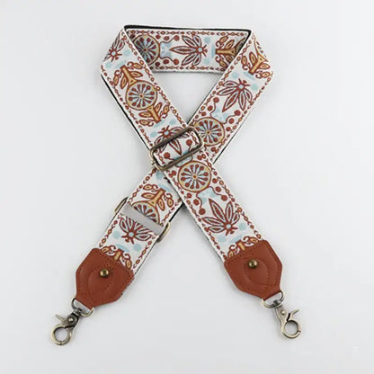 Adjustable Striped Replacement Shoulder Strap with Lobster Hook (5cm)