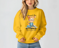 I Found the Key to Happiness Stay Away from the Idiots Sweatshirt – Funny Graphic Pullover