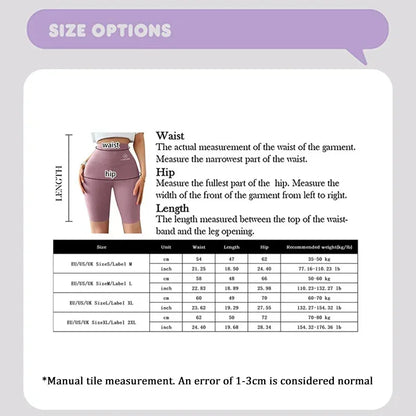 Pantalones Cortos Deportivos de Mujer M-XL Nuevos de Ciclismo Jogging Fitness Cintura Alta Push Up Pantalones Cortos de Gimnasio Mallas Ropa de Yoga