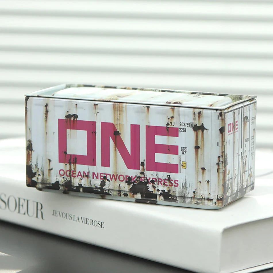 Mini caja de almacenamiento de hierro, caja de hierro de almacenamiento en miniatura, decoración creativa, caja pequeña para coleccionar, mini contenedor de escritorio, modelo, regalos de Navidad
