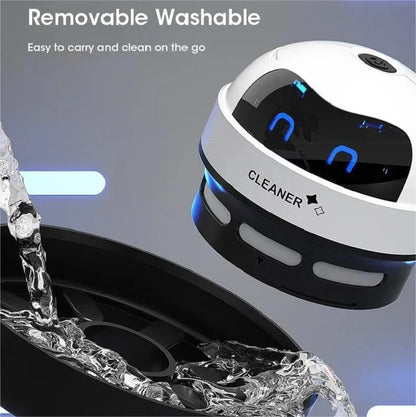 USB Mini Desk Vacuum Cleaner Handheld Table Sweeper for Office Crumbs Dust