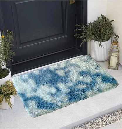 VIKAMA 40*60 Paillasson Tapis de bienvenue Tapis doux pour salon Tapis de chambre Tapis de sol doux et chaud pour l'hiver Tapis de chambre Décoration de la maison
