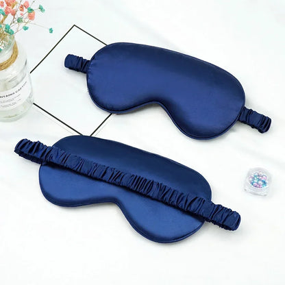 Silk Sleep Eye Mask for Women | Travel Blindfold with Light Blocking