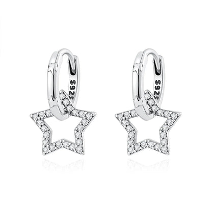 925 Sterling Silver Elephant Cherry Earrings | Sparkling Stud Earrings for Women
