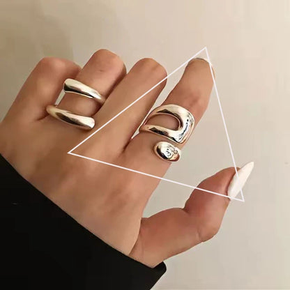 VENTFILLE 925 Sterling Silver Flower Ring | Hollow Out Retro Jewelry for Women