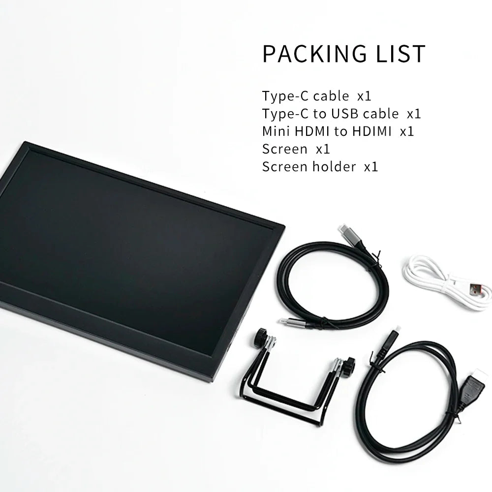 11.6" Portable Monitor 1366x768 LCD TFT Gaming Display HDMI Laptop PC PS4 Xbox