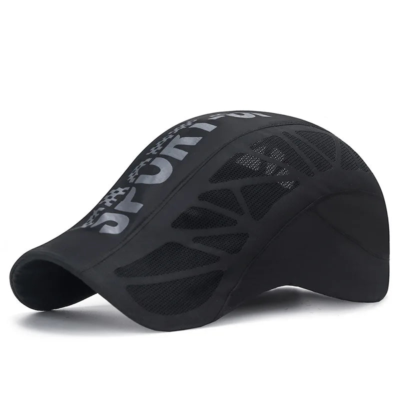 Summer Sport Alphabet Hat | Breathable Mesh Sun Cap for Men