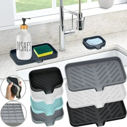 Silicone Sponge & Soap Holder