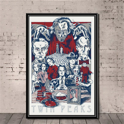 Série télévisée Twin Peaks Affiches d'anime de films classiques et impressions sur toile Peintures d'art murales pour la décoration intérieure du salon