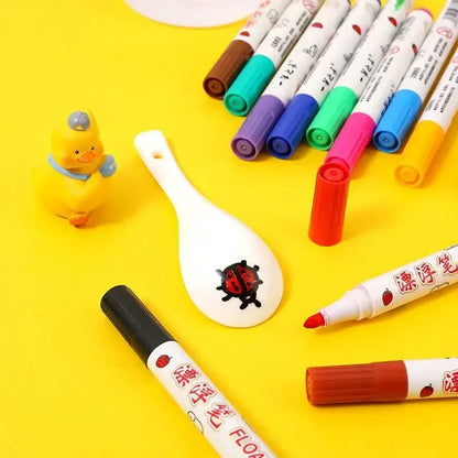 Floating Marker Pen Set | Montessori Magic Water Drawing Toy for Kids