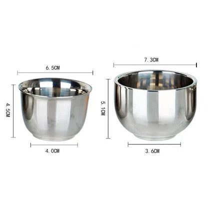 Stainless Steel Double Wall Insulated Mugs | Heat Retaining Drinking Cups