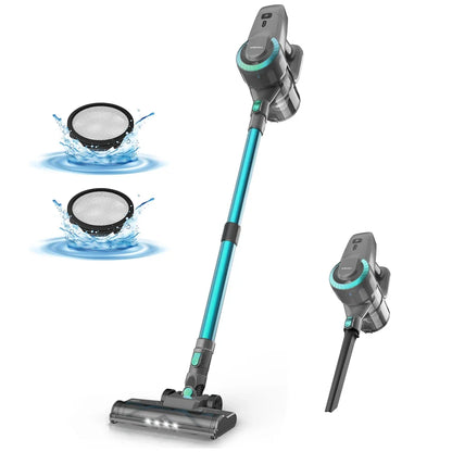 Cordless Upright Stick Vacuum Cleaner 20KPa Lightweight for Carpet Pet Hair