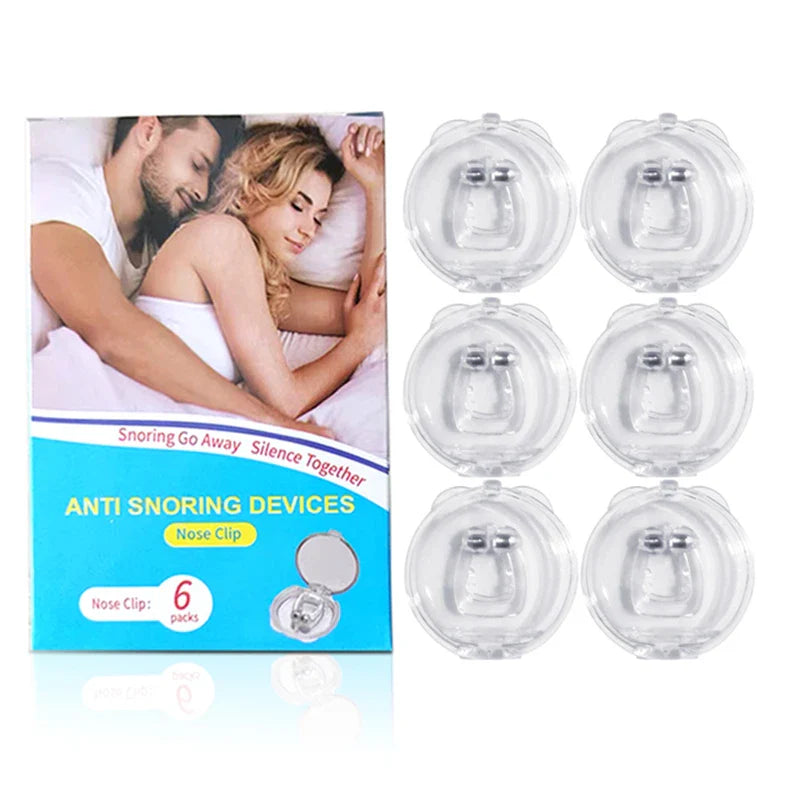 Anti Snore Nose Clip | Magnetic Sleep Aid for Quiet Nights