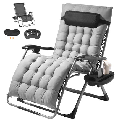 Zero Gravity Recliner Chair Adjustable Anti Gravity Lounge Chair with Cup Holder