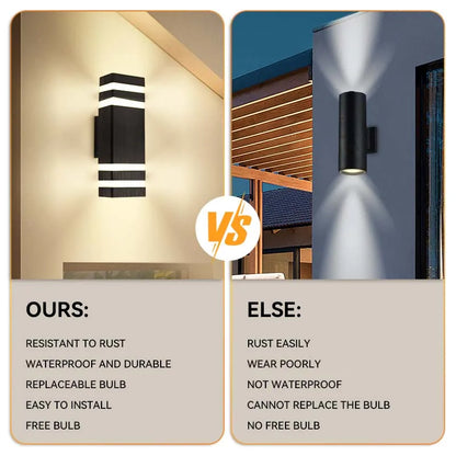 LED Outdoor Waterproof Wall Light | E27 Exterior Porch Stair Lamp Fixture