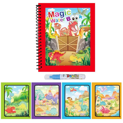 Reusable Water Drawing Book for Kids | Mess-Free Magic Coloring Pad