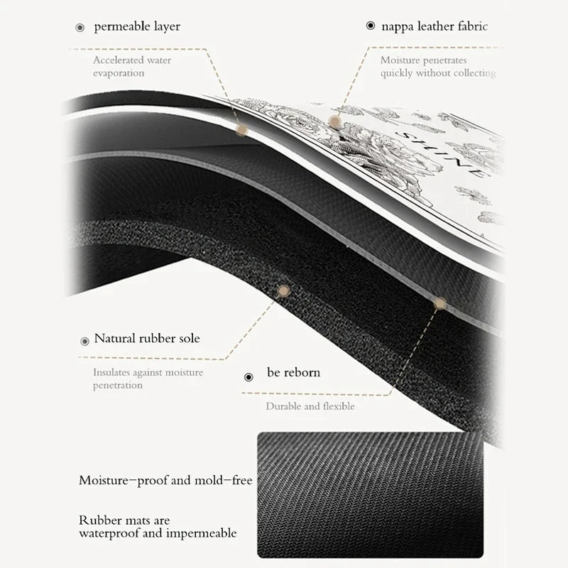Diatom Mud Sink & Faucet Mat