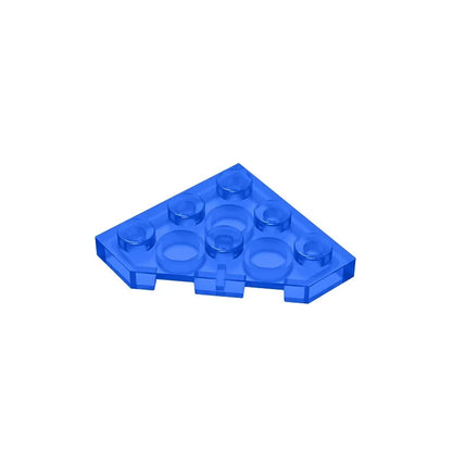 Gobricks GDS-556 Wedge Plate 3 x 3 Cut Corner | Compatible Building Block for DIY