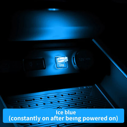 Car USB LED Atmosphere Light | Touch Control Car Interior Decoration Lamp