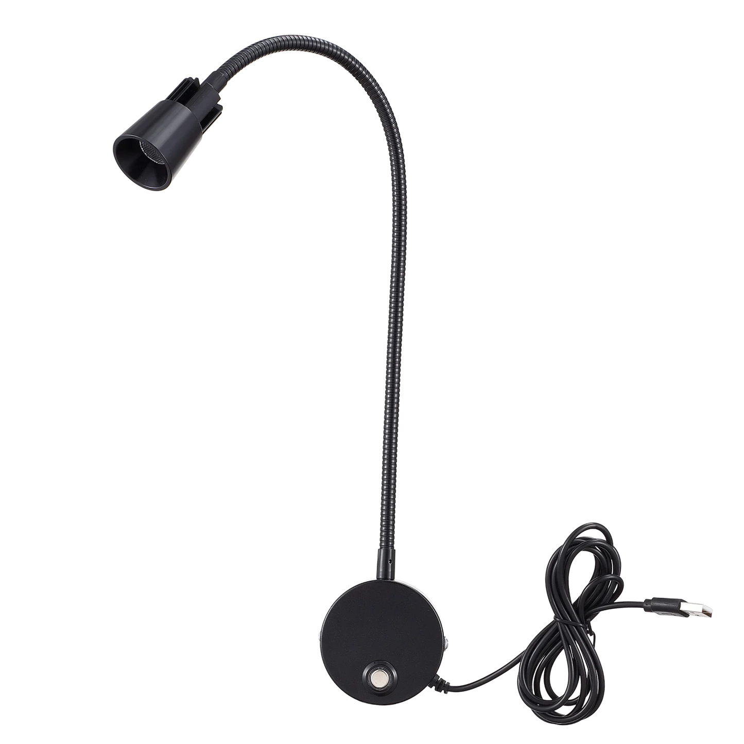 USB Wall Reading Lamp Dimmable Gooseneck Bedside Light 3CCT CRI98